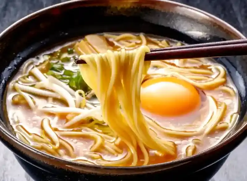 甘辛スープ×細麺